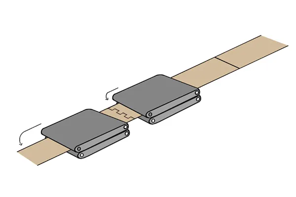 Конвейер доставки со счетчиком