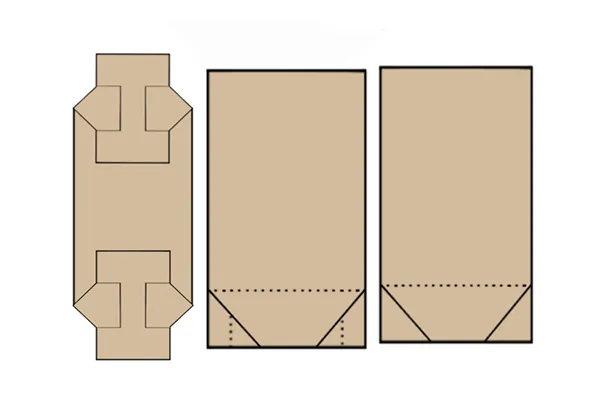 Диагональная складка/Нижний центр 