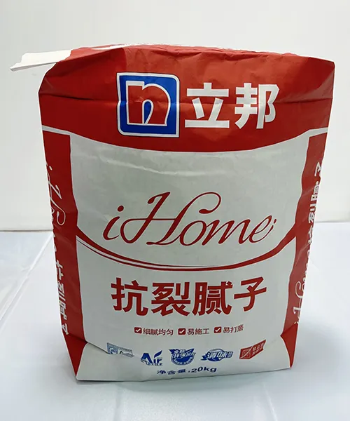 Клапанный мешок с ультразвуковой запайкой для порошковой шпаклевки