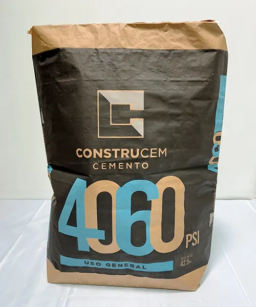 Самозакрывающийся микроперфорированный мешок для цемента